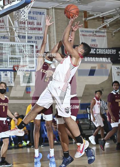 Thumbnail 2 in Nazareth vs LaSalle Academy (CHSAA Spring Tournament) photogallery.