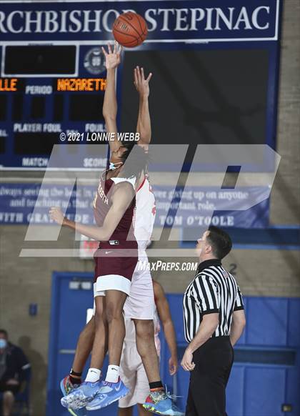 Thumbnail 1 in Nazareth vs LaSalle Academy (CHSAA Spring Tournament) photogallery.