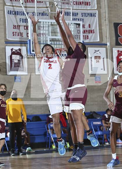 Thumbnail 1 in Nazareth vs LaSalle Academy (CHSAA Spring Tournament) photogallery.