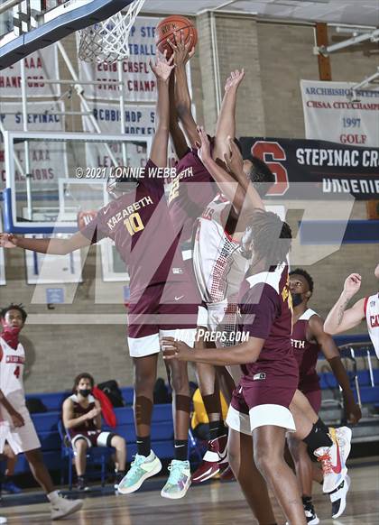 Thumbnail 2 in Nazareth vs LaSalle Academy (CHSAA Spring Tournament) photogallery.