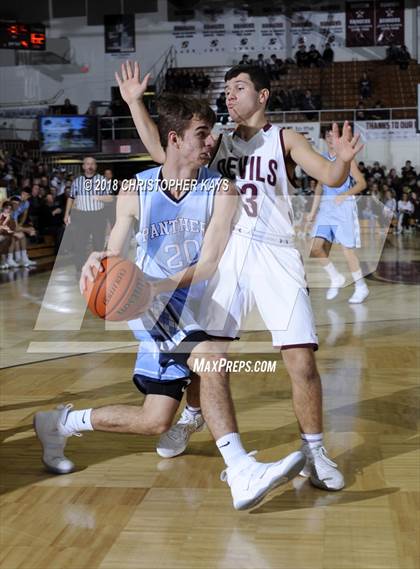 Thumbnail 3 in Pinckneyville vs Sesser-Valier (Benton Invitational Tournament) photogallery.