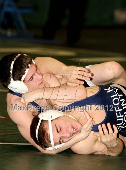Thumbnail 3 in NYSPHSAA Championships  (D1 Wrestleback 3/4th Place) photogallery.