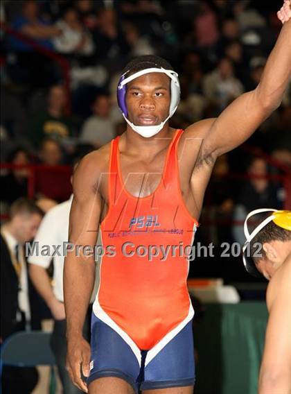 Thumbnail 1 in NYSPHSAA Championships  (D1 Wrestleback 3/4th Place) photogallery.