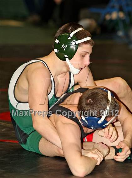 Thumbnail 2 in NYSPHSAA Championships  (D1 Wrestleback 3/4th Place) photogallery.