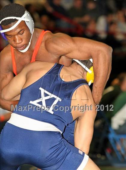 Thumbnail 1 in NYSPHSAA Championships  (D1 Wrestleback 3/4th Place) photogallery.
