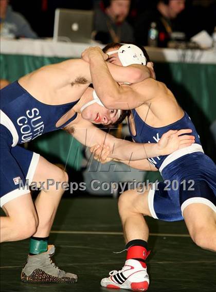 Thumbnail 3 in NYSPHSAA Championships  (D1 Wrestleback 3/4th Place) photogallery.