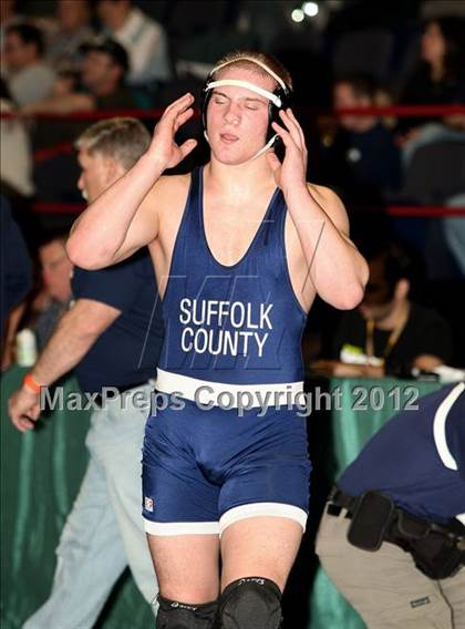 Thumbnail 2 in NYSPHSAA Championships  (D1 Wrestleback 3/4th Place) photogallery.