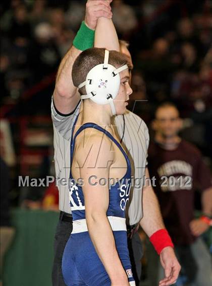 Thumbnail 2 in NYSPHSAA Championships  (D1 Wrestleback 3/4th Place) photogallery.