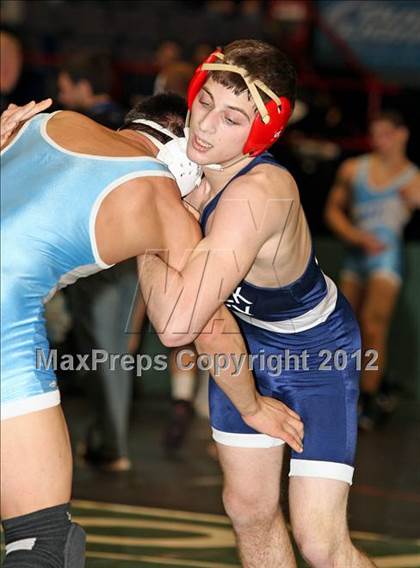 Thumbnail 3 in NYSPHSAA Championships  (D1 Wrestleback 3/4th Place) photogallery.
