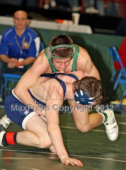Thumbnail 3 in NYSPHSAA Championships  (D1 Wrestleback 3/4th Place) photogallery.