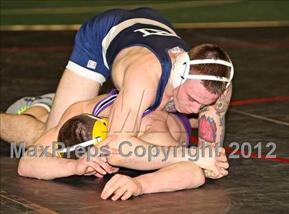 Thumbnail 1 in NYSPHSAA Championships  (D1 Wrestleback 3/4th Place) photogallery.