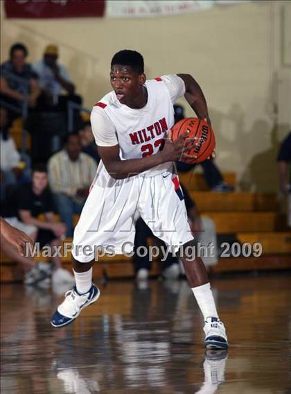 Thumbnail 1 in St. Frances Academy vs Milton (City of Palms Classic) photogallery.