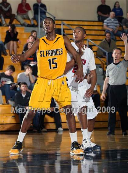 Thumbnail 1 in St. Frances Academy vs Milton (City of Palms Classic) photogallery.