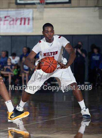 Thumbnail 3 in St. Frances Academy vs Milton (City of Palms Classic) photogallery.