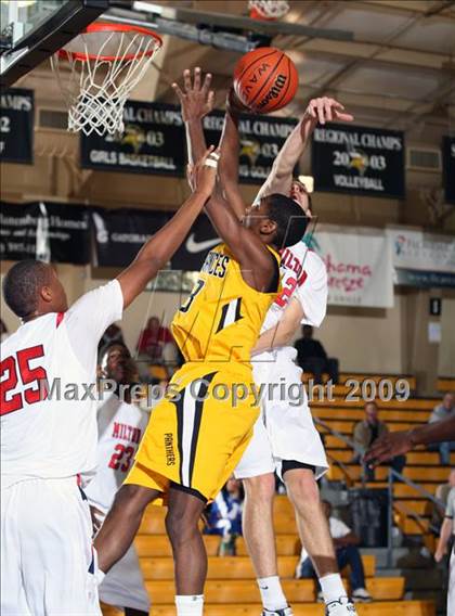 Thumbnail 3 in St. Frances Academy vs Milton (City of Palms Classic) photogallery.
