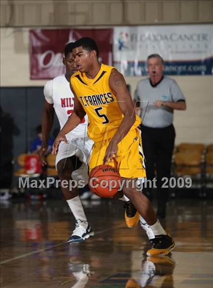 Thumbnail 2 in St. Frances Academy vs Milton (City of Palms Classic) photogallery.