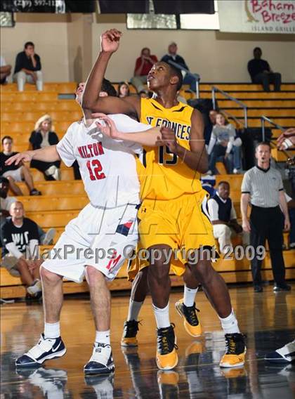Thumbnail 1 in St. Frances Academy vs Milton (City of Palms Classic) photogallery.