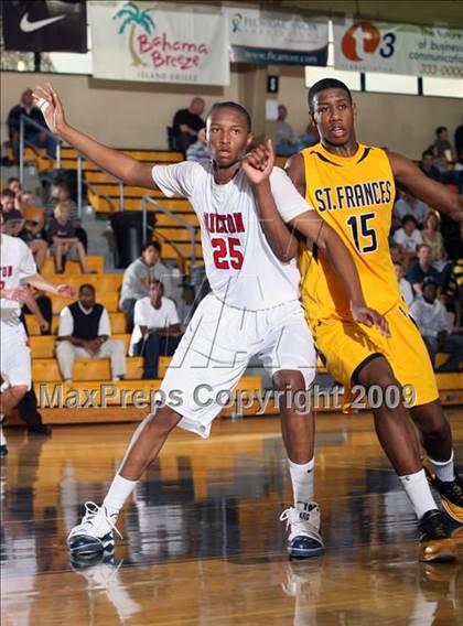Thumbnail 1 in St. Frances Academy vs Milton (City of Palms Classic) photogallery.