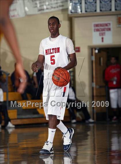 Thumbnail 1 in St. Frances Academy vs Milton (City of Palms Classic) photogallery.