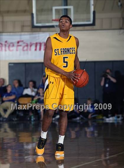 Thumbnail 1 in St. Frances Academy vs Milton (City of Palms Classic) photogallery.