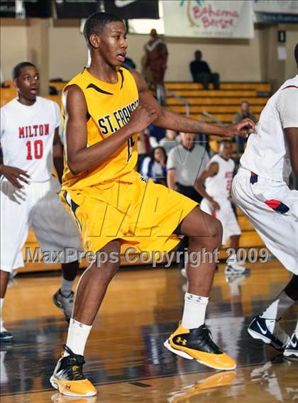 Thumbnail 2 in St. Frances Academy vs Milton (City of Palms Classic) photogallery.