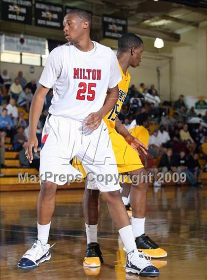 Thumbnail 1 in St. Frances Academy vs Milton (City of Palms Classic) photogallery.