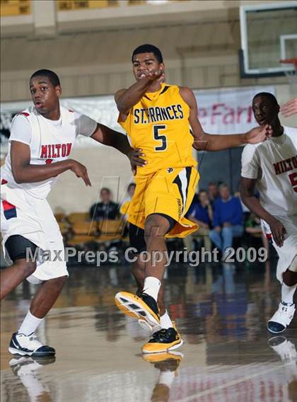 Thumbnail 2 in St. Frances Academy vs Milton (City of Palms Classic) photogallery.