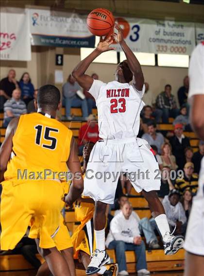 Thumbnail 2 in St. Frances Academy vs Milton (City of Palms Classic) photogallery.