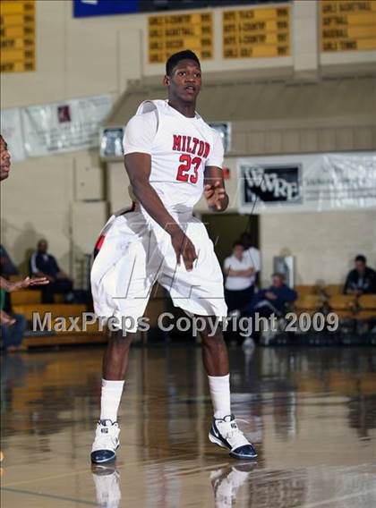 Thumbnail 1 in St. Frances Academy vs Milton (City of Palms Classic) photogallery.