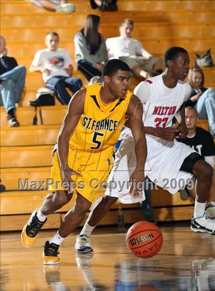 Thumbnail 2 in St. Frances Academy vs Milton (City of Palms Classic) photogallery.