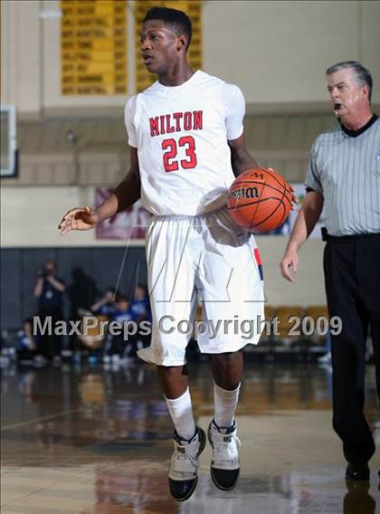 Thumbnail 1 in St. Frances Academy vs Milton (City of Palms Classic) photogallery.