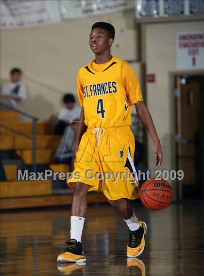 Thumbnail 1 in St. Frances Academy vs Milton (City of Palms Classic) photogallery.
