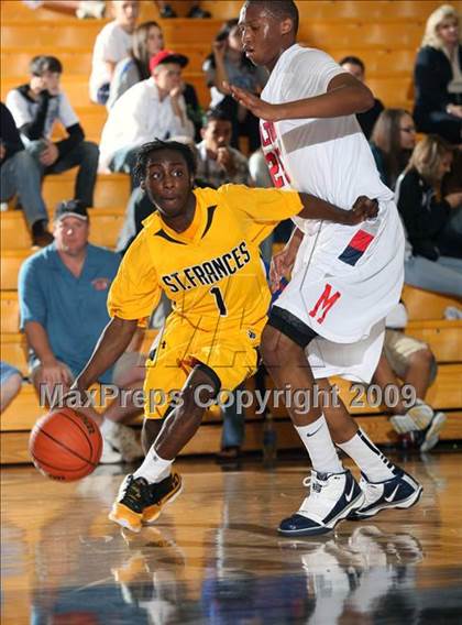 Thumbnail 3 in St. Frances Academy vs Milton (City of Palms Classic) photogallery.