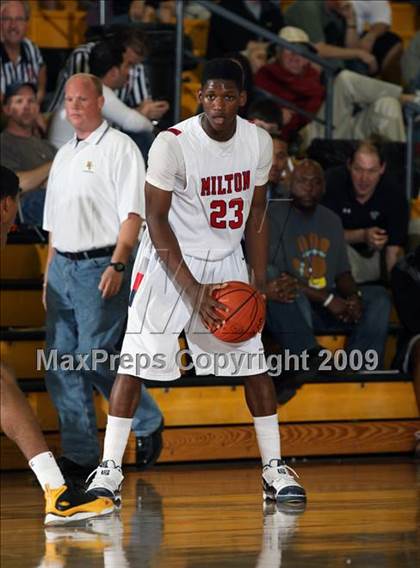 Thumbnail 2 in St. Frances Academy vs Milton (City of Palms Classic) photogallery.
