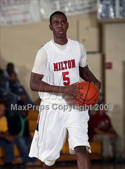 Thumbnail 2 in St. Frances Academy vs Milton (City of Palms Classic) photogallery.