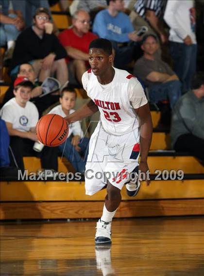 Thumbnail 1 in St. Frances Academy vs Milton (City of Palms Classic) photogallery.