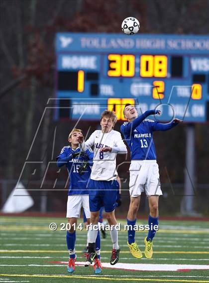 Thumbnail 3 in Plainville @ Tolland (CIAC Class M Quarterfinal) photogallery.