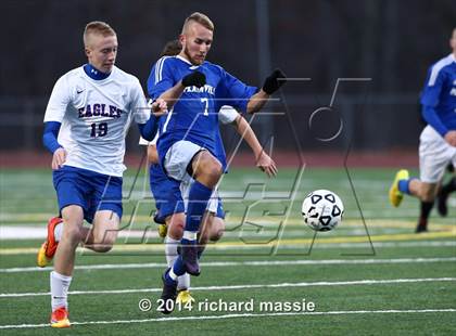 Thumbnail 3 in Plainville @ Tolland (CIAC Class M Quarterfinal) photogallery.