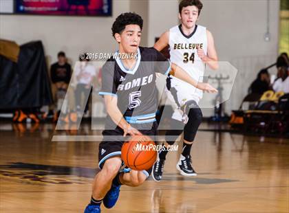 Thumbnail 3 in Romeo Young Men's Innovation Prep Academy vs. Bellevue (Fantasy of Lights) photogallery.