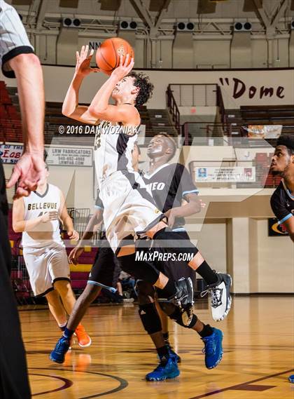 Thumbnail 1 in Romeo Young Men's Innovation Prep Academy vs. Bellevue (Fantasy of Lights) photogallery.