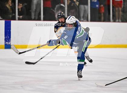 Thumbnail 3 in Batavia Notre Dame at Victor (NYSPHAA Section V Class A Semifinals) photogallery.