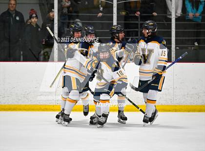 Thumbnail 1 in Batavia Notre Dame at Victor (NYSPHAA Section V Class A Semifinals) photogallery.