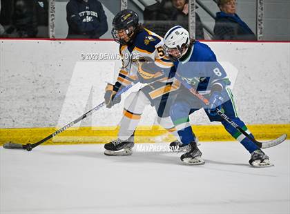 Thumbnail 1 in Batavia Notre Dame at Victor (NYSPHAA Section V Class A Semifinals) photogallery.