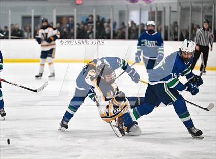 Thumbnail 1 in Batavia Notre Dame at Victor (NYSPHAA Section V Class A Semifinals) photogallery.