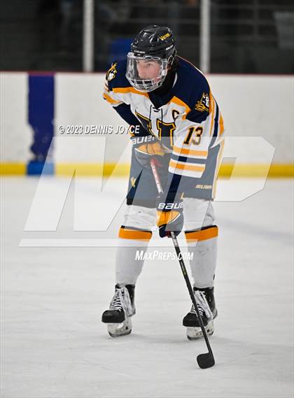 Thumbnail 1 in Batavia Notre Dame at Victor (NYSPHAA Section V Class A Semifinals) photogallery.