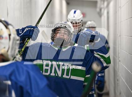 Thumbnail 2 in Batavia Notre Dame at Victor (NYSPHAA Section V Class A Semifinals) photogallery.
