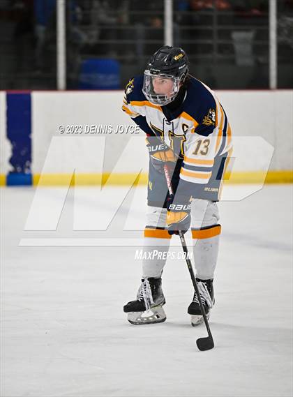 Thumbnail 3 in Batavia Notre Dame at Victor (NYSPHAA Section V Class A Semifinals) photogallery.