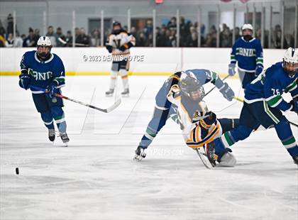 Thumbnail 3 in Batavia Notre Dame at Victor (NYSPHAA Section V Class A Semifinals) photogallery.