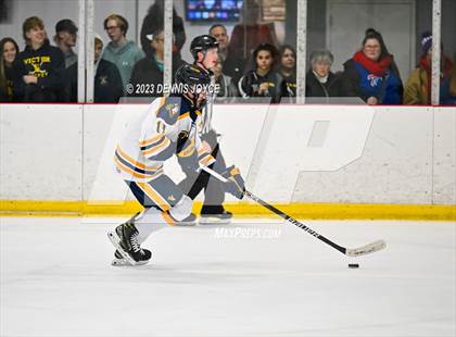 Thumbnail 2 in Batavia Notre Dame at Victor (NYSPHAA Section V Class A Semifinals) photogallery.