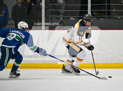 Thumbnail 2 in Batavia Notre Dame at Victor (NYSPHAA Section V Class A Semifinals) photogallery.